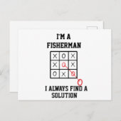 Im a Fisherman I Altijd een oplossing Briefkaart v (Voorkant / Achterkant)