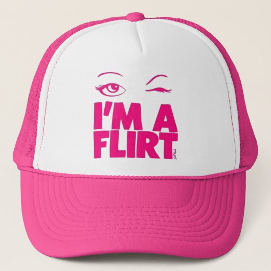 im-a-flirt trucker pet (Voorkant)