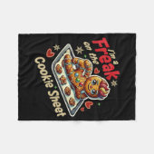 I'm A Freak On The Cookie Sheet Fleece Deken (Voorkant (Horizontaal))