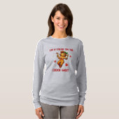 I'm A Freak On The Cookie Sheet Sassy Gingerbread T-shirt (Voorkant volledig)