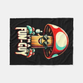 I'm A Fun-guy' - Amusing Mushroom Enthusiast's Fun Fleece Deken (Voorkant (Horizontaal))