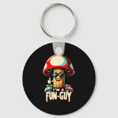 I'm A Fun-guy' - Amusing Mushroom Enthusiast's Fun Sleutelhanger (Voorkant)