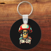 I'm A Fun-guy' - Amusing Mushroom Enthusiast's Fun Sleutelhanger (Voorkant)