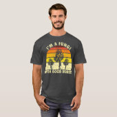 Im A Fungi Fungi Funny Mushroom Foragraagretro T-shirt (Voorkant volledig)