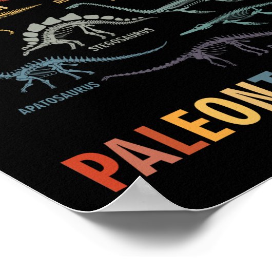 I'm a Future Paleontologist Paleontology Dinosaurs Poster (Hoek)