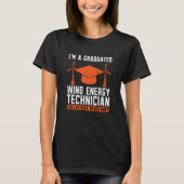 I'm A Graduated Wind Electricity Renewable Wind Tu T-shirt (Voorkant)