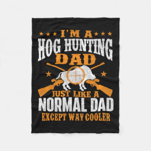 I'm A Hog Hunting Dad beroemd gemaakt door Boar Hu Fleece Deken