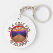 I'm a Huge Fan of Alluvium Geology Pun Sleutelhanger (Achterkant)