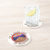 I'm a Huge Fan of Alluvium Geology Pun Zandsteen Onderzetter (Zijkant)