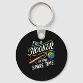 I'm A In My Spare Time - Funny Crochet Lovers  Sleutelhanger (Voorkant)