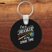 I'm A In My Spare Time - Funny Crochet Lovers  Sleutelhanger (Voorkant)