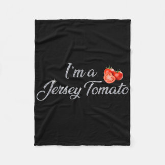 I'm A Jersey Tomato, New Jersey, Garden State, Jer Fleece Deken
