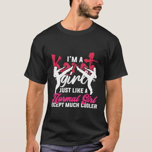 Im A Karate Girl Karate T-Shirt (Voorkant)