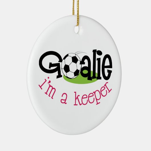 Im A Keeper Keramisch Ornament (Rechts)