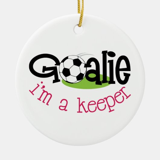 Im A Keeper Keramisch Ornament (Voorkant)