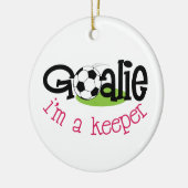 Im A Keeper Keramisch Ornament (Links)