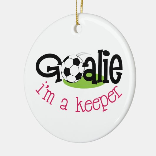 Im A Keeper Keramisch Ornament (Links)