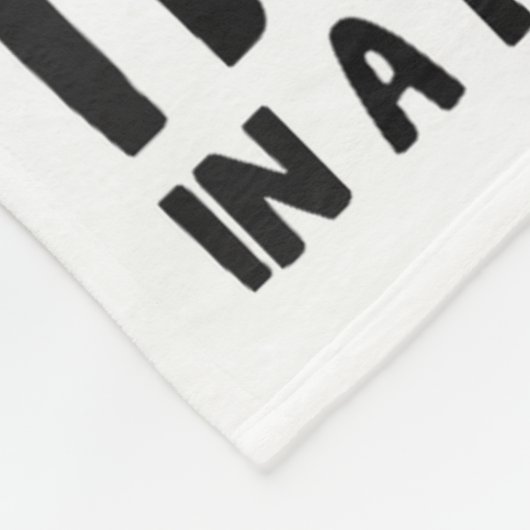 I'm A Koala In A Human Costume Funny Koala Fleece Deken (Hoek)