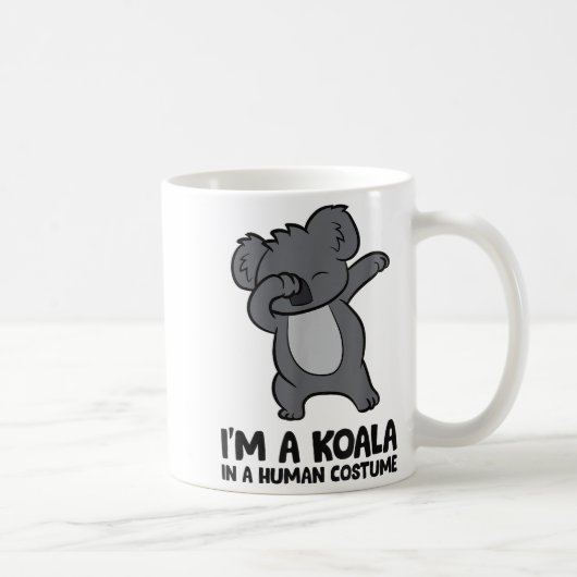 I'm A Koala In A Human Costume Funny Koala  Koffiemok (Rechts)