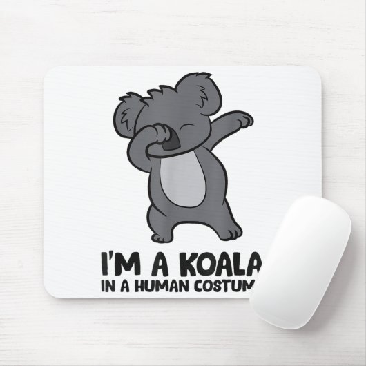 I'm A Koala In A Human Costume Funny Koala Muismat (Met muis)