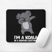 I'm A Koala In A Human Costume Funny Koala  Muismat (Met muis)