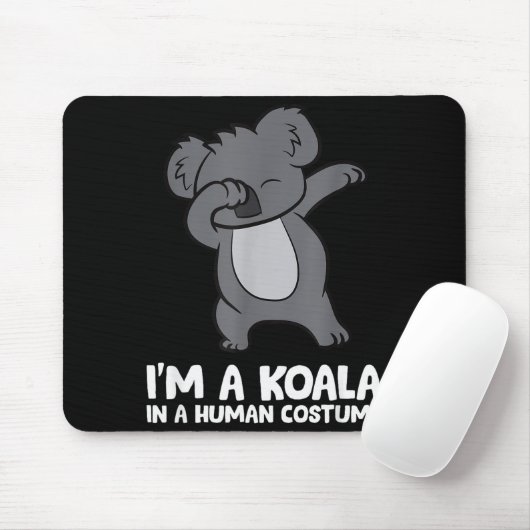 I'm A Koala In A Human Costume Funny Koala Muismat (Met muis)