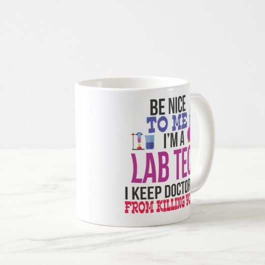 Im a Lab Tech Coffee Laboratory Technicic Koffiemok (Voorkant rechts)
