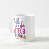 Im a Lab Tech Coffee Laboratory Technicic Koffiemok (Voorkant links)