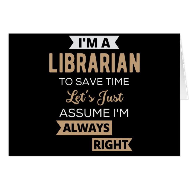 I'm A Librarian (Voorkant Horizontaal)
