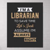 I'm A Librarian Poster (Voorkant)