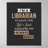 I'm A Librarian Poster (Voorkant)