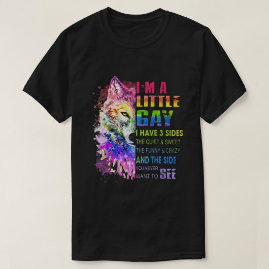 Im A Little Gay T-shirt (Design voorkant)