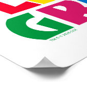 I'm a Little Grinch Colorful Graphic Poster (Hoek)