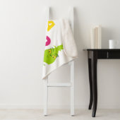 I'm a Little Grinch Colorful Graphic Sherpa Deken (In situ)