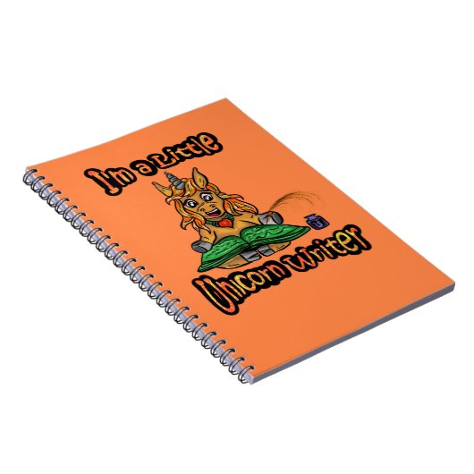 I'm A Little Unicorn Writer Spiral Notebook Notitieboek (Rechterzijde)