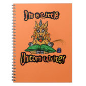 I'm A Little Unicorn Writer Spiral Notebook Notitieboek (Voorkant)