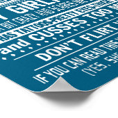 I'm A Lucky Man Because Dating A Freaking Y Girlfr Poster (Hoek)