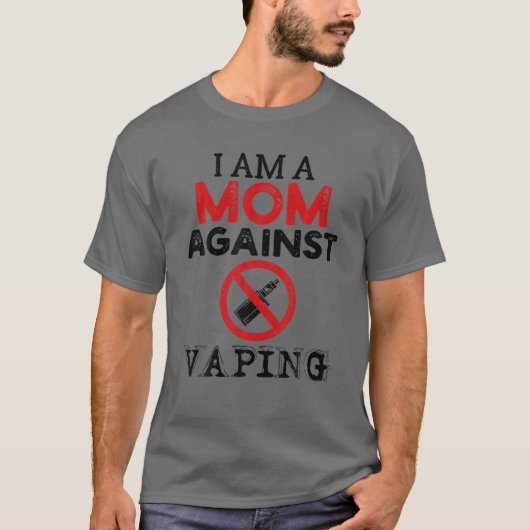 Im a mam tegen damp antidamp niet-roken roken t-shirt (Voorkant)
