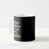 Im A Math Teacher Of Course I Have Problems Funny  Koffiemok (Voorkant links)