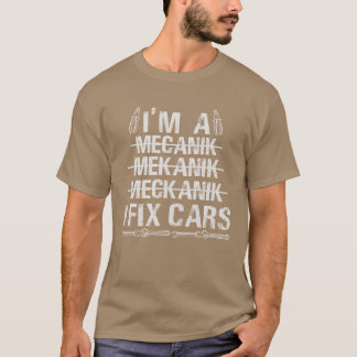 Im A Mechanic I Fi Cars Auto Mechanic boy T-shirt