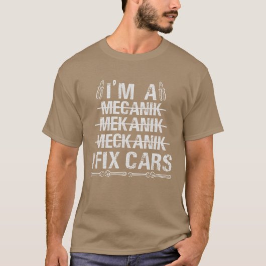 Im A Mechanic I Fi Cars Auto Mechanic boy T-shirt (Voorkant)