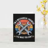 I'm A Mechanical Engineer I Fix What You Can't Kaart (Gele Bloem)