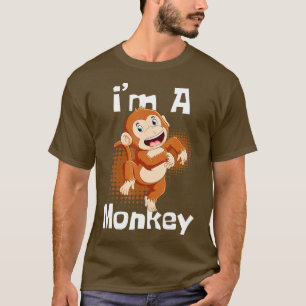 Im A Monkey Safari Zoo Dierenvriend Primate Zookee T-shirt