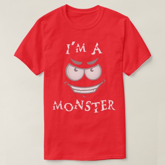Im a Monster T-shirt (Design voorkant)