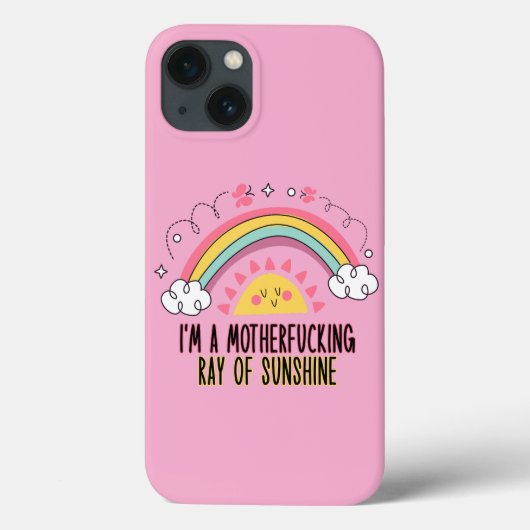 I'm A Motherf*cking Ray of Sunshine Badhanddoek Se Case-Mate iPhone Case (Achterkant)