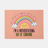 I'm A Motherf*cking Ray of Sunshine Badhanddoek Se Deurmat (Voorkant)