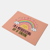 I'm A Motherf*cking Ray of Sunshine Badhanddoek Se Deurmat (Schuin)