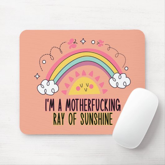 I'm A Motherf*cking Ray of Sunshine Badhanddoek Se Muismat (Met muis)