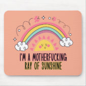 I'm A Motherf*cking Ray of Sunshine Badhanddoek Se Muismat (Voorkant)