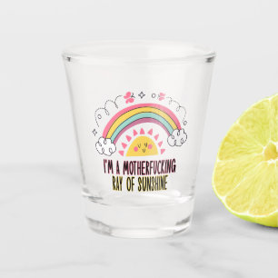 I'm A Motherf*cking Ray of Sunshine Badhanddoek Se Shot Glas